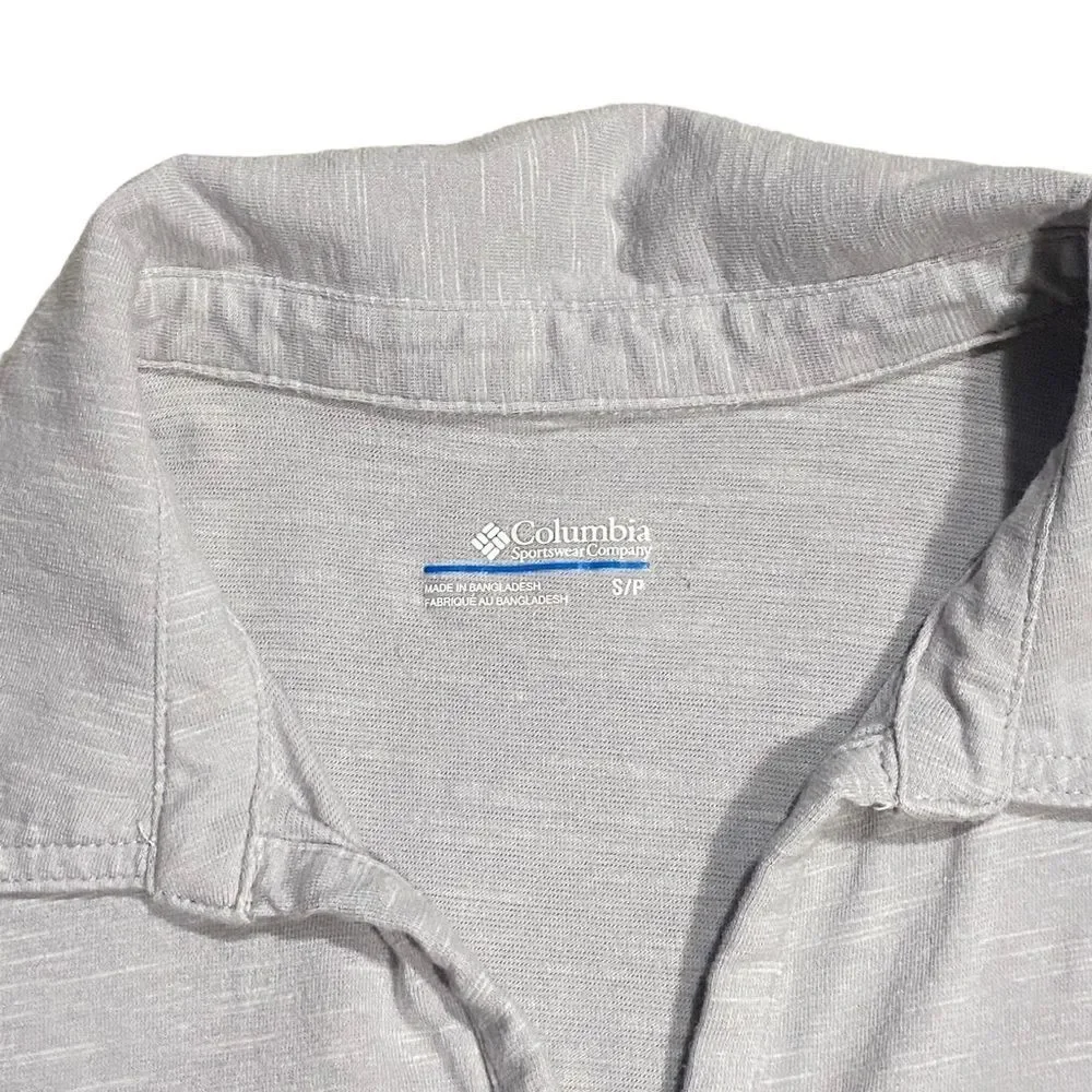 Columbia Grey Short Sleeve Polo - Picture 5 of 6